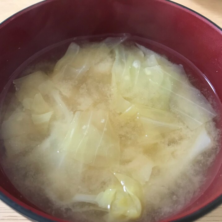 キャベツだけ味噌汁 レシピ 作り方 By まる 楽天レシピ キャベツだけ味噌汁 レシピ 作り方 By まる 楽天レシピ